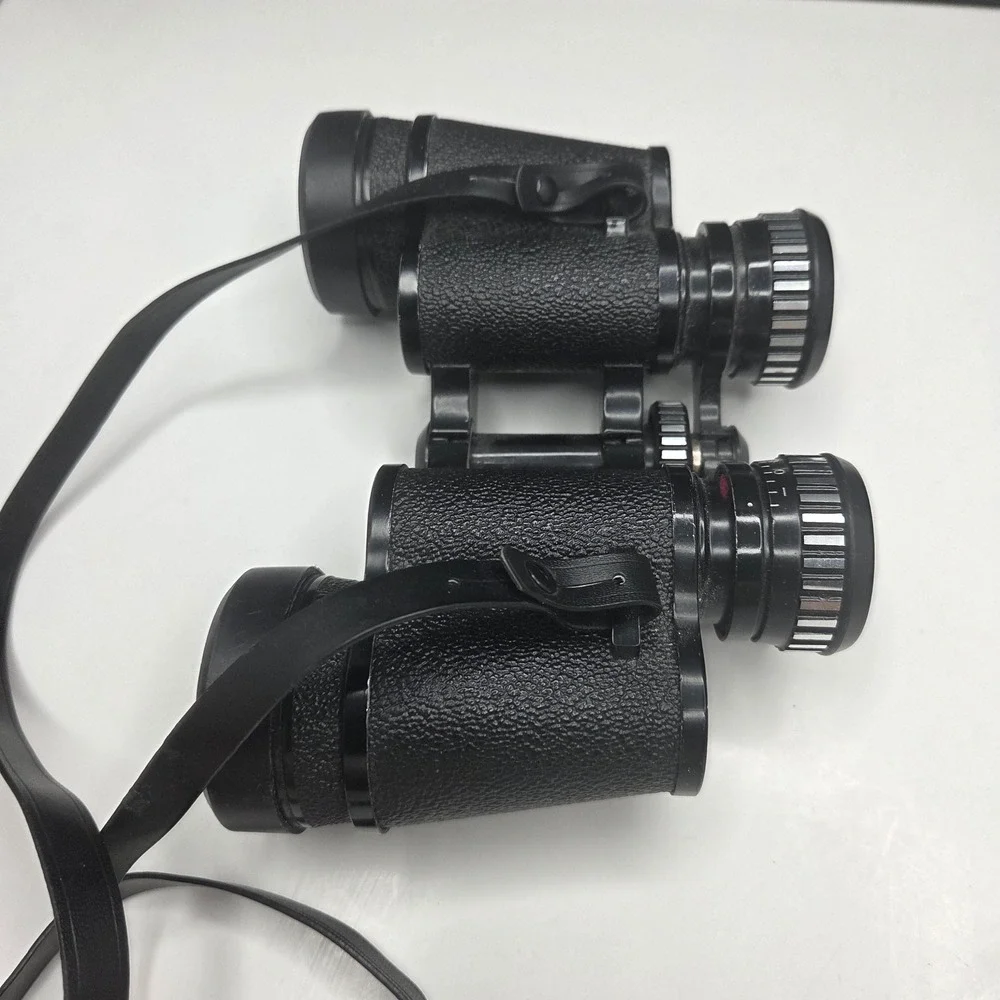 Taylor Binoculars 7x35 Wide Angle Model 2802 Black Vintage Japan Leather Case